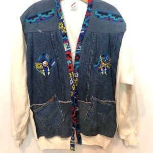 Vintage Upcycled Jerzees Sweatshirt